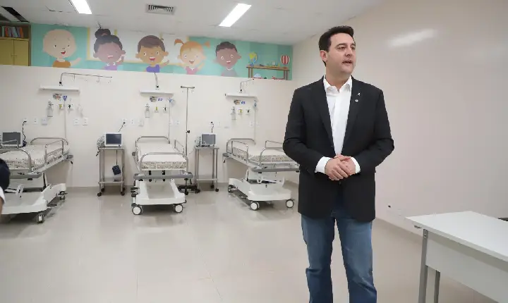 Com R$ 124,2 milhões do Estado, governador inaugura Hospital da Criança de Maringá