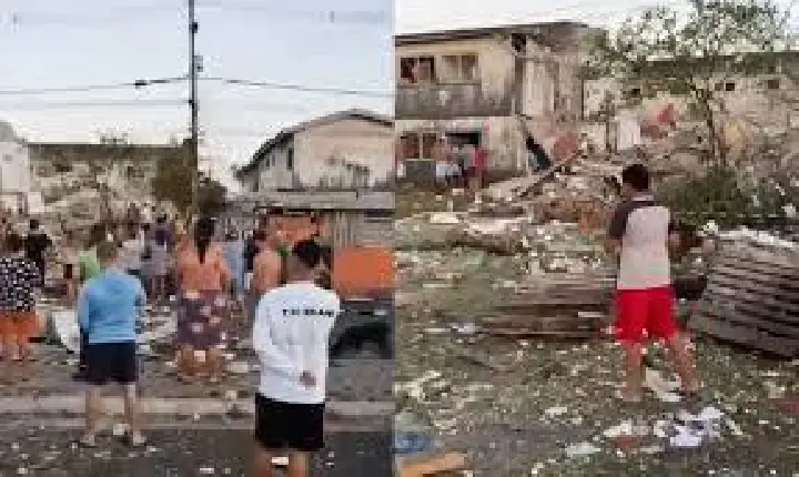 Desabamento de prédio mata três pessoas em Maceió