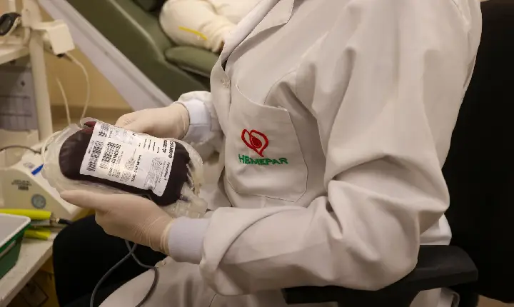 Hemepar faz alerta para doação de sangue antes das festas de fim de ano