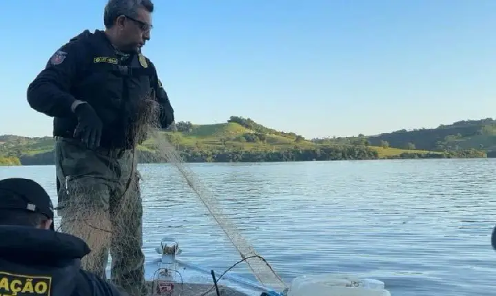 Piracema: ações do IAT resultam em 44 kg de peixes apreendidos e R$ 127 mil em multas