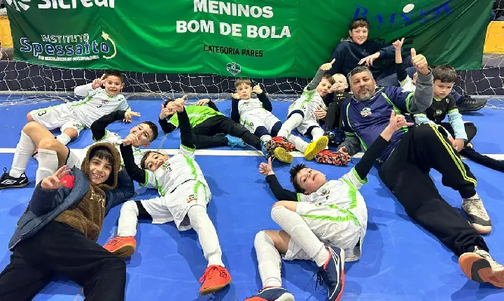 São Jorge D'Oeste Conquista quinto lugar no Campeonato Menino Bom de Bola em Francisco Beltrão