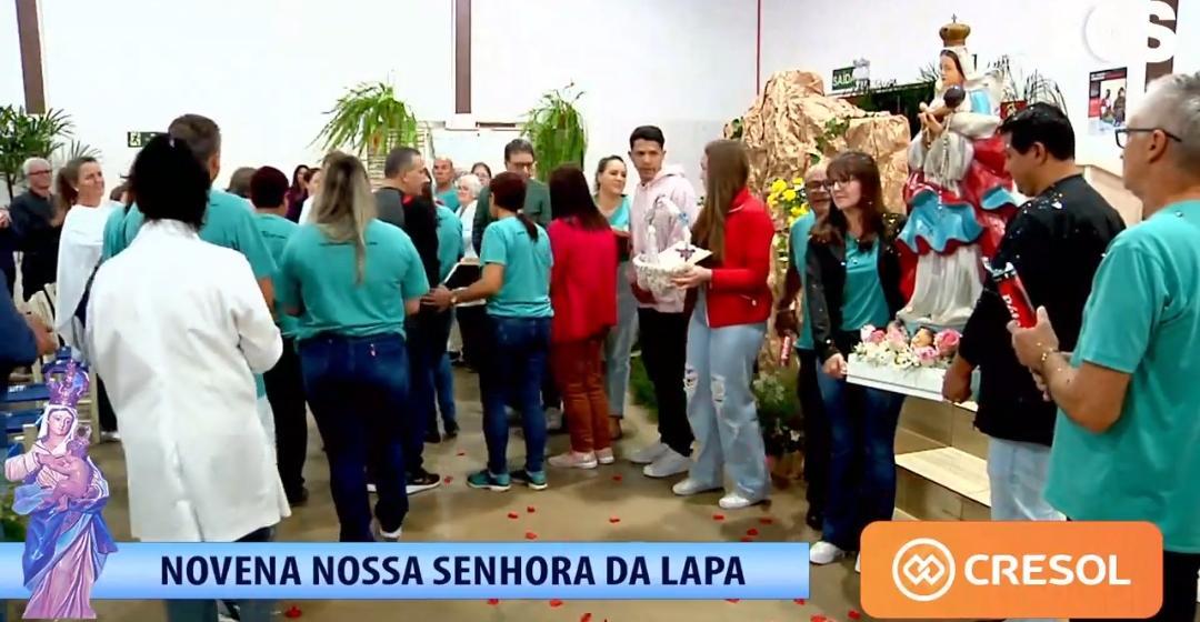 Celebrações da novena em honra a Nossa Senhora da Lapa encerram com grande participação dos fiéis. 