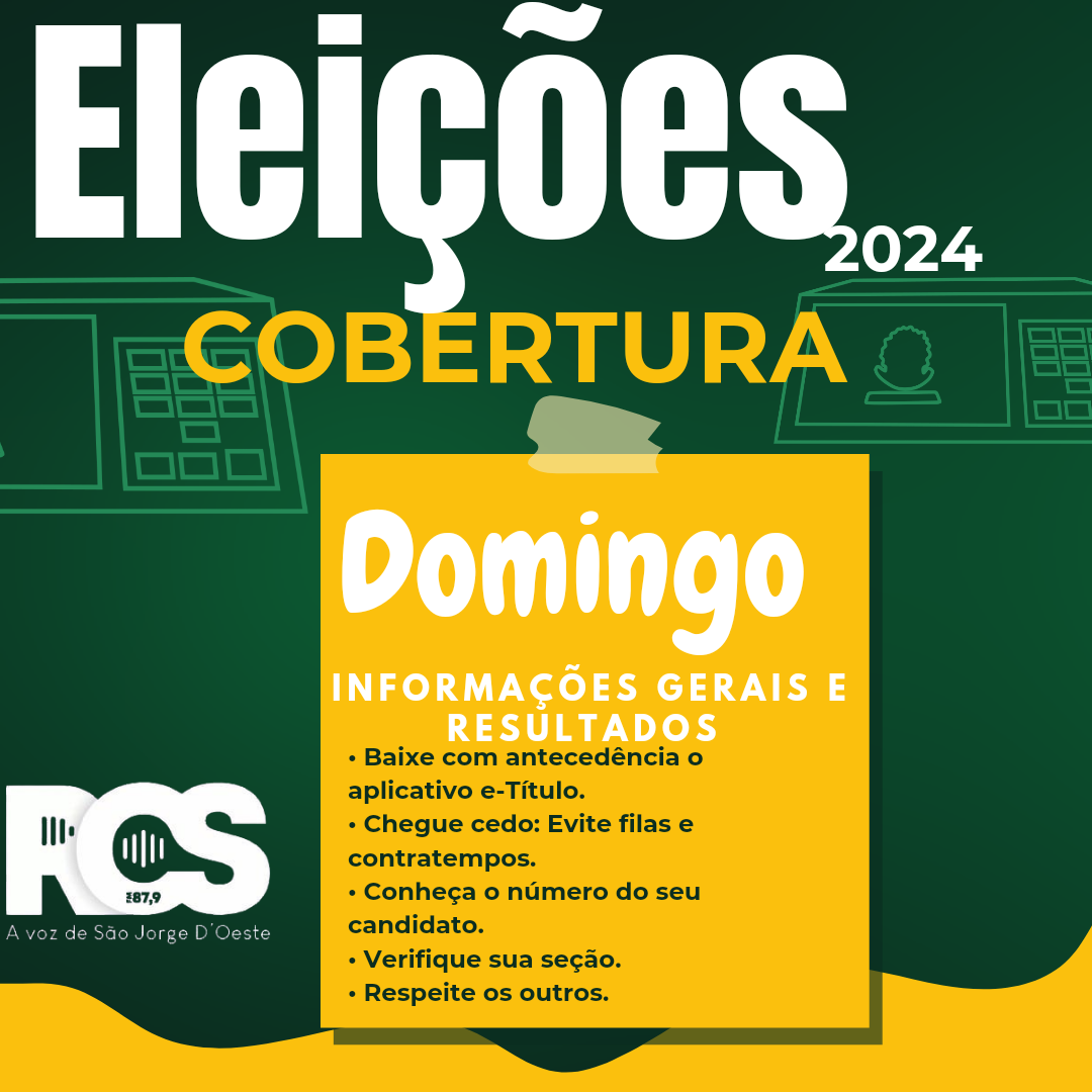 Cobertura Especial das Eleições 2024 na Rádio RCS-FM