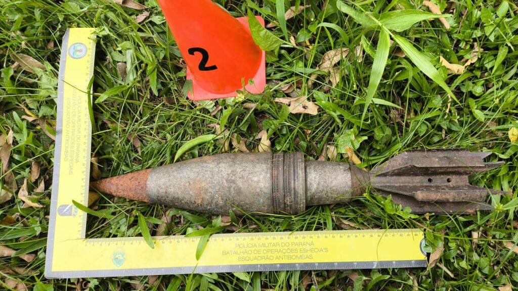 Munição de Artilharia é Encontrada e Detonada por Equipe do BOPE em Itapejara D'Oeste